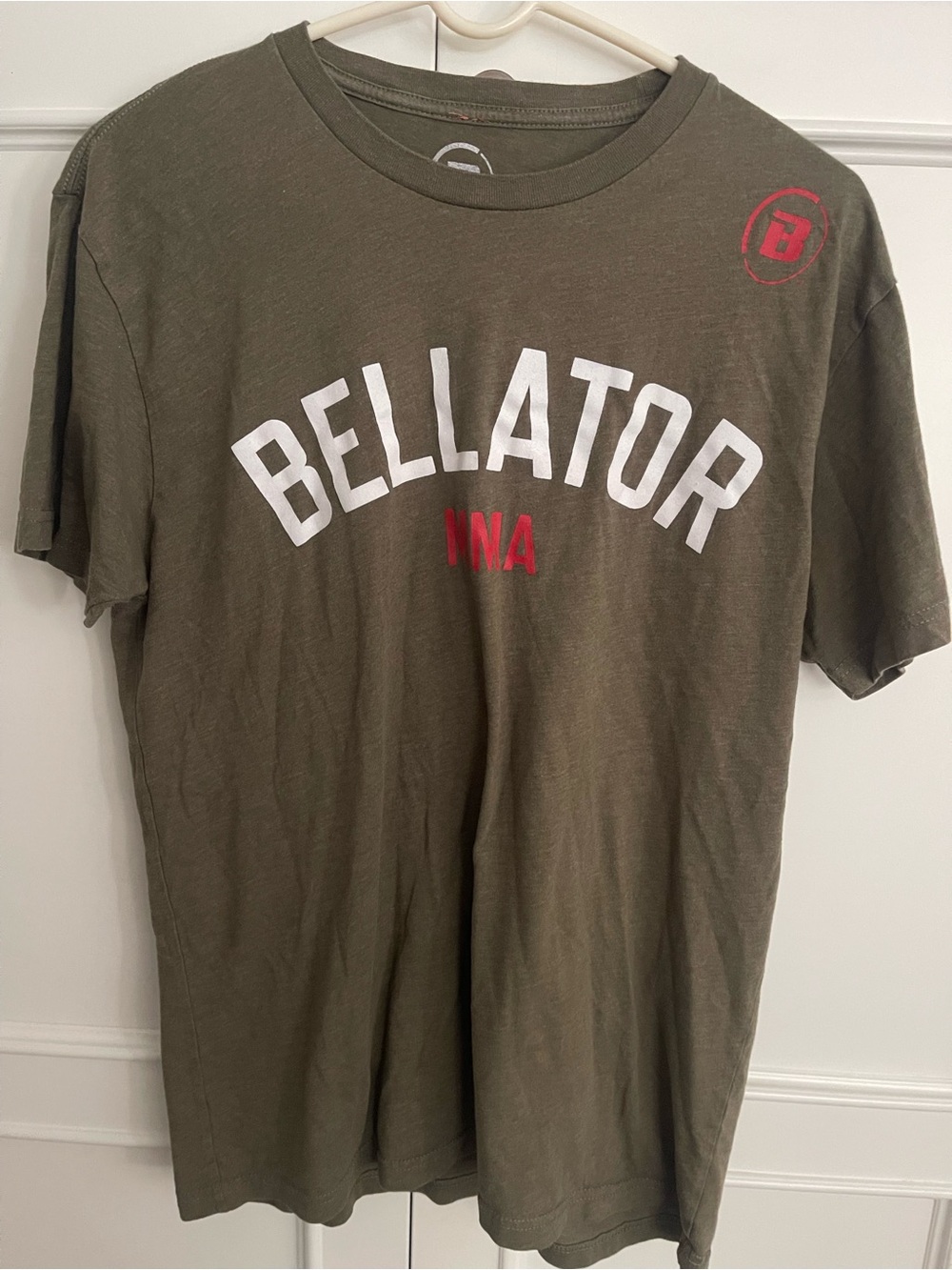 MMA Bellator Olive Green Logo T-Shirt
